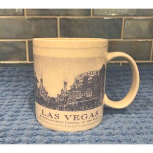 Starbucks Las Vegas 18oz Coffee Tea Mug Architecture Series Collectible 2008 EUC